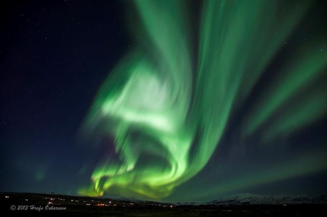 Aurora borealis in Iceland