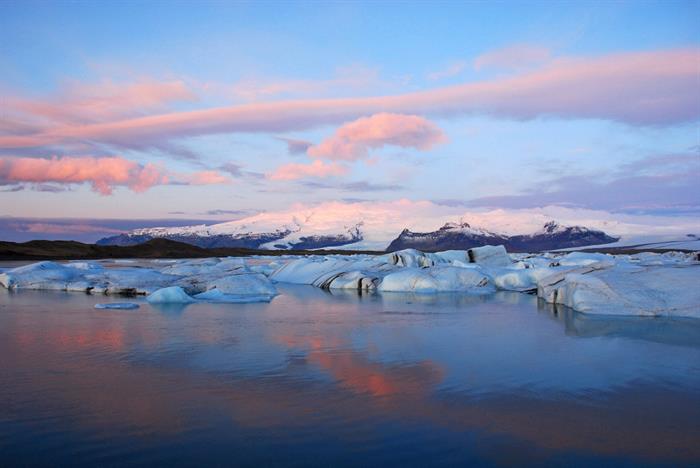 Jökulsárlón sunset