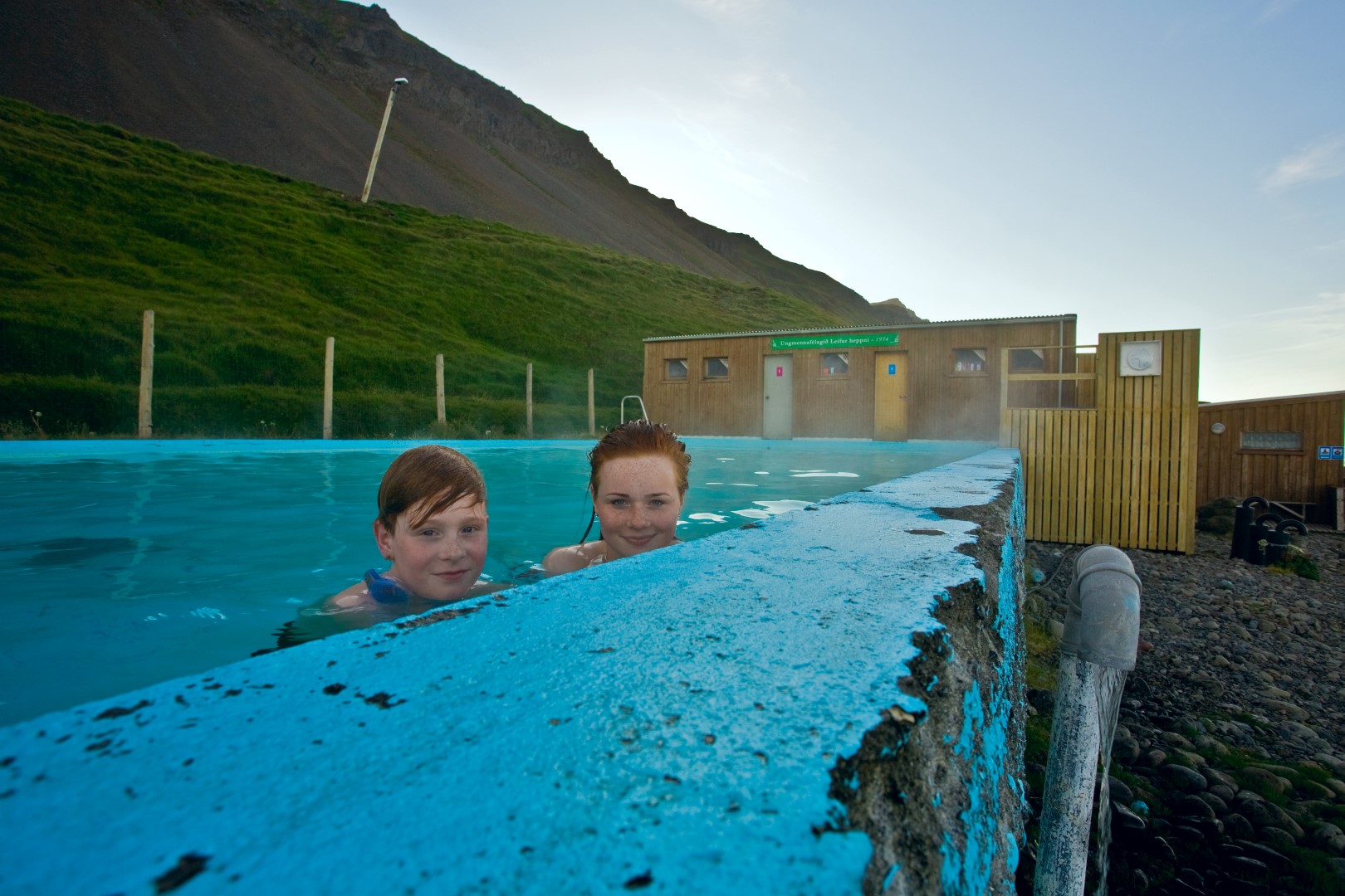 Swimming in Iceland