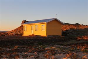 Sunset Cottage at Fossatún. Four person cottage with two bedrooms. 