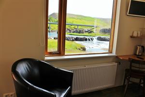 Beautiful waterfall view from some of the rooms