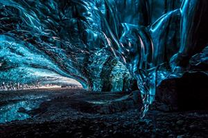 Go on a guided tour and experience the magical world of an ice cave in Vatnajökull Glacier 