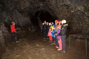 Explore Vatnshellir Cave, an 8000 year old lava tube