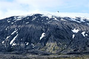 Vatnshellir Cave is located on Snæfellsnes Peninsula, by Snæfellsjökull Glacier