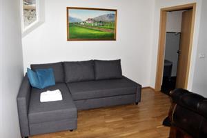Double room with private bathroom. Sofa bed available.  