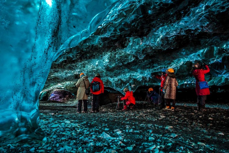 Ice cave.