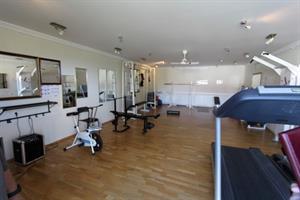 Gym facilities at Hotel Sveinbjarnargerði