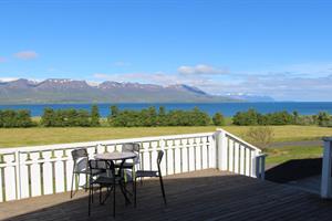 Great view from Hotel Sveinbjarnargerði
