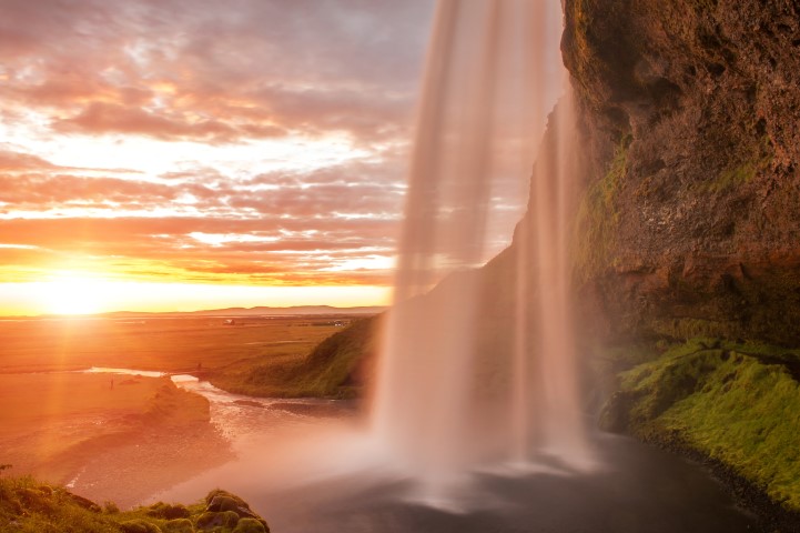 Midnight sun Iceland