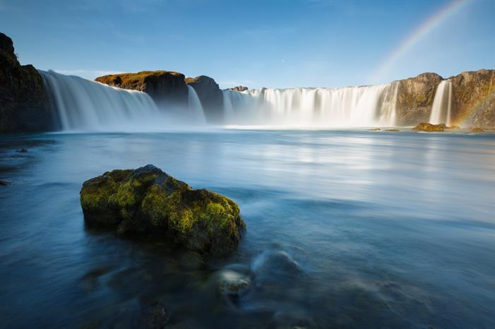 Godafoss waterfall in North Iceland