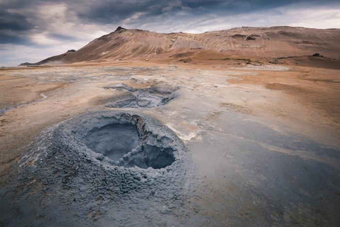 Hverir geothermal area in North Iceland