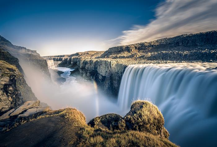 Dettifoss waterfall in North Iceland Dettifoss waterfall in North Iceland