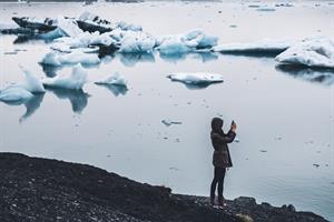 Glacier Lagoon in South Iceland