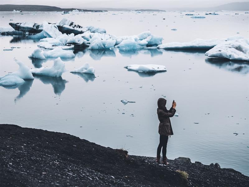 Jökulsárlón Glacier Lagoon in South Iceland