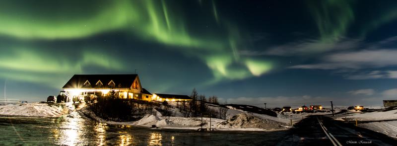 Northern Lights over Skútustaðir