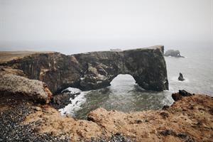 Dyrhólaey Arch in South Iceland