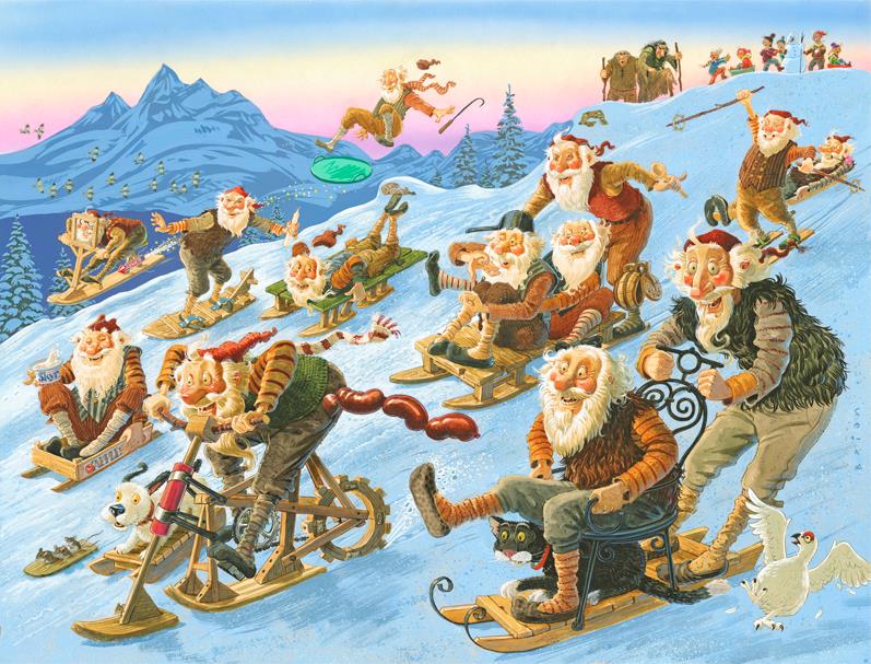 Icelandic 13 Yule Lads - Brian Pilkington