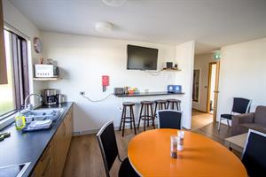 Kitchen in the guesthouse.