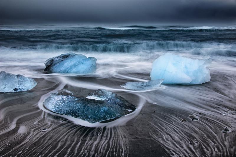 Diamond Beach in South Iceland Diamond Beach in South Iceland
