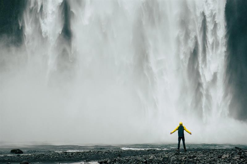 Skogafoss Waterfall in South Iceland Skogafoss Waterfall in South Iceland