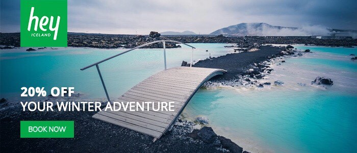 20% off your winter adventure in Iceland 20% off your winter adventure in Iceland