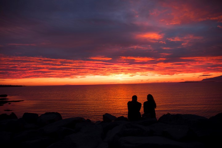 The midnight sun in Iceland