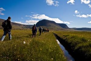 Hiking in Hesteyri Iceland Westjords