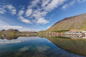 Ísafjörður town Westfjords Iceland