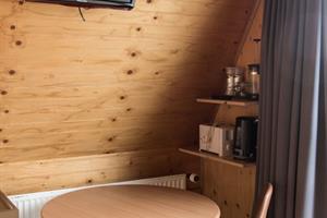 Sitting area in the 2 pers. cottage.