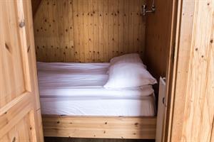 Double bed in 2 pers. cottage.