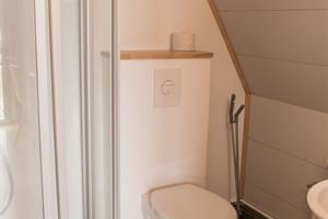 Small bathroom in the 2 pers. cottage.