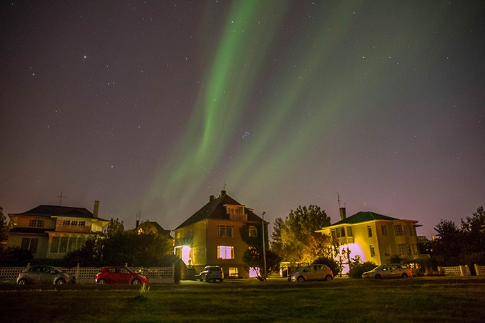 Northern Lights in Reykjavík