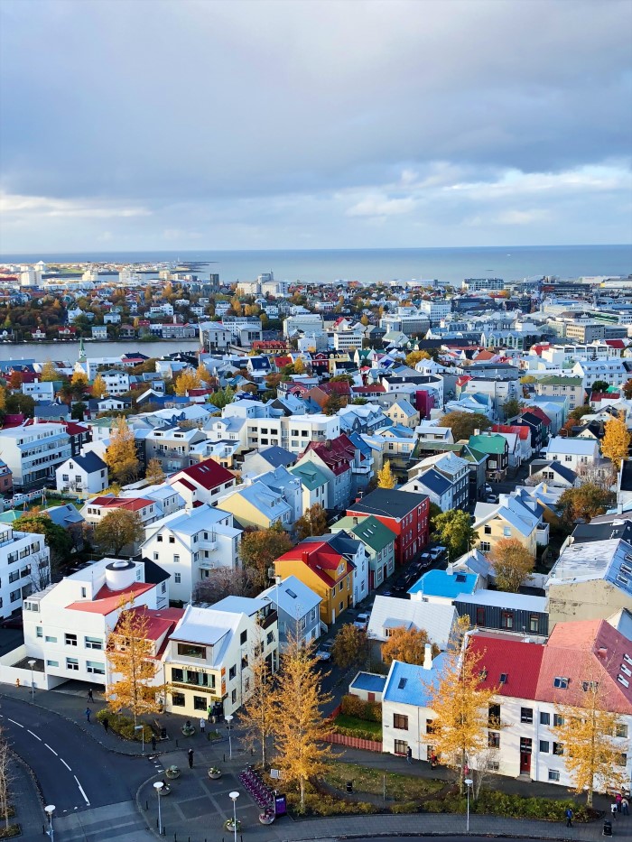 Colourful rooftops of Reykjavík