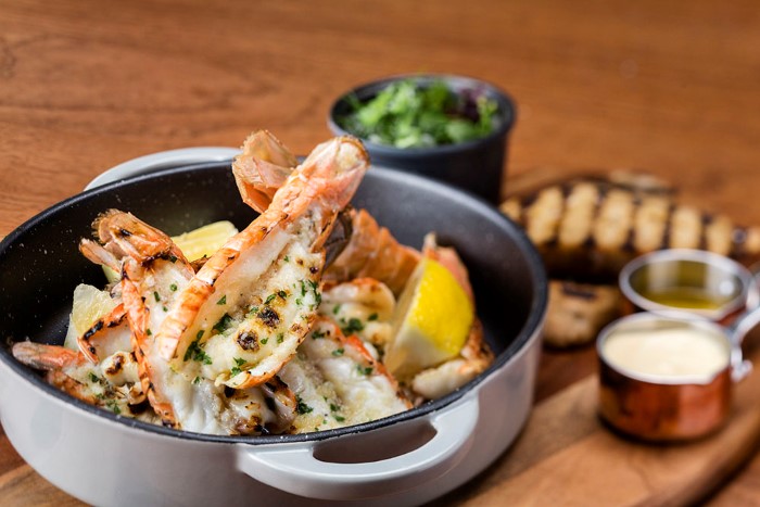 Delicious langoustine lobster Delicious langoustine lobster