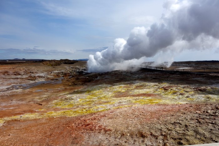 Gunnuhver hot spring