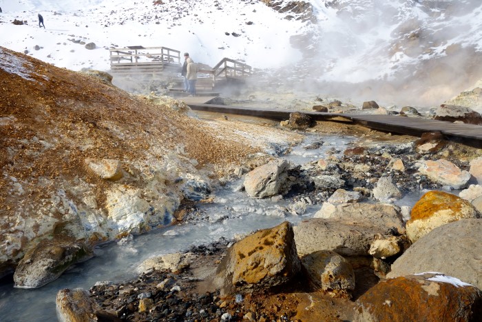 Geothermal activity in Krýsuvík