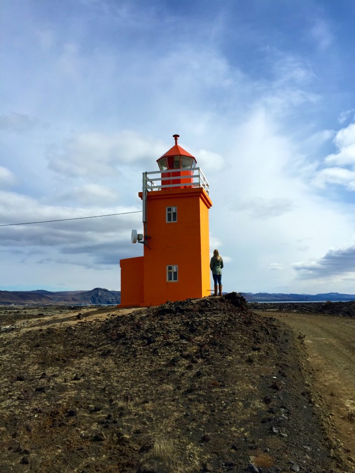 Orange lighthouse