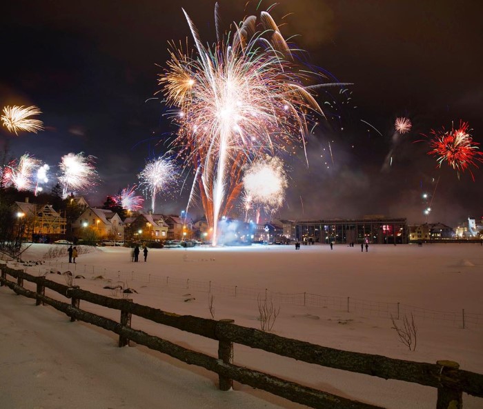 Fireworks in Reykjavík