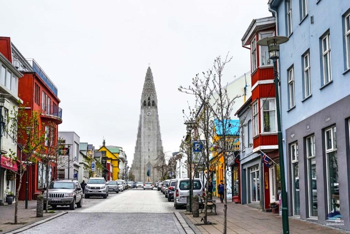Hallgrímskirkja Church on Skólavörðuholt hill Hallgrímskirkja Church on Skólavörðuholt hill