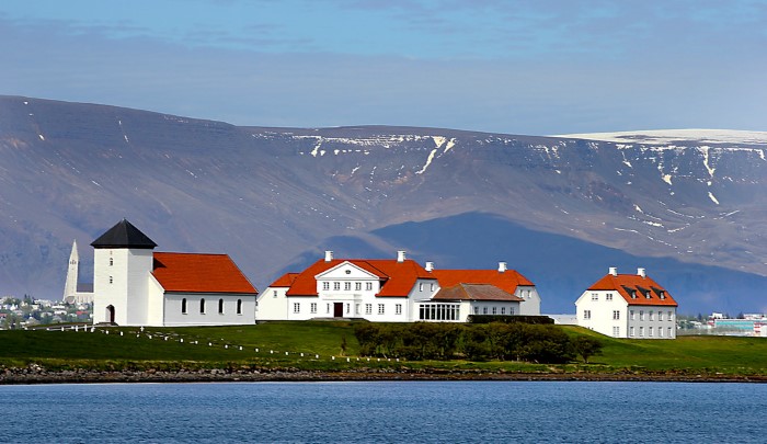 The president's residency at Bessastaðir The president's residency at Bessastaðir
