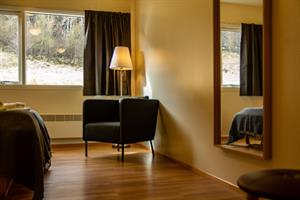 Double/twin room with private bathroom.