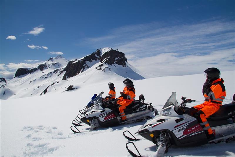 Snowmobile in Iceland