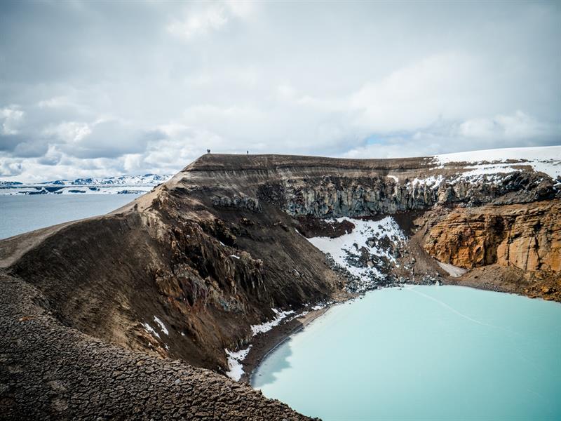 Askja Caldera in Iceland's Highlands