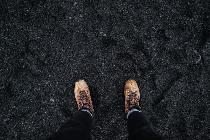 Black Sand Beach in Iceland