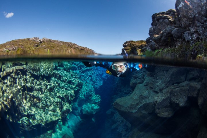 Snorkel in Silfra fissure