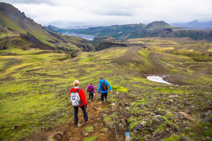 Hiking in the Icelandic Highlands