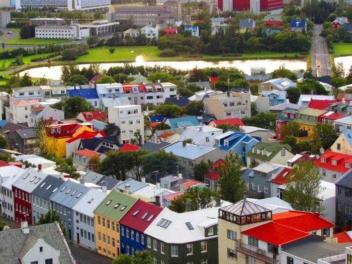 A view of Reykjavík