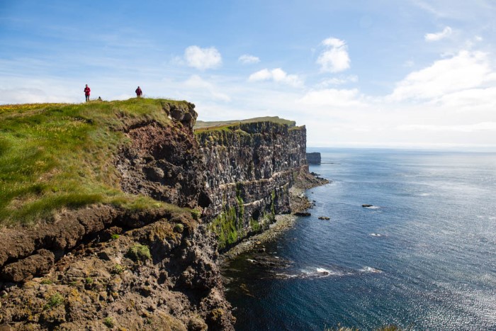 Hiking at Látrabjarg Cliffs