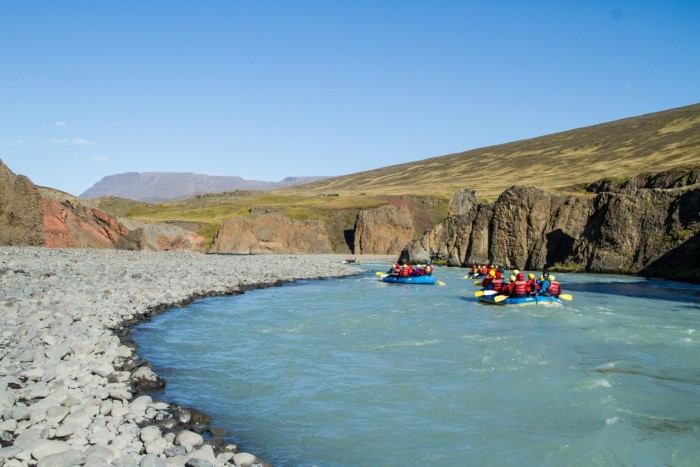Rafting in North Iceland