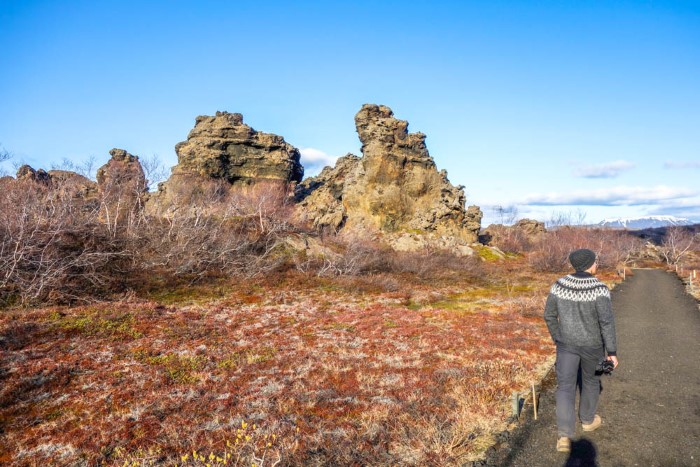 Dimmuborgir in North Iceland